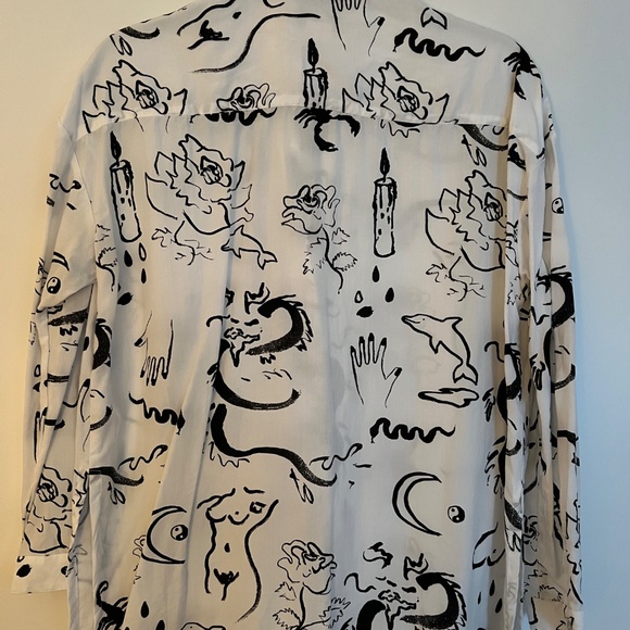 Paloma Wool Dragon Top - Roulette (One Size) - Picture 2 of 3